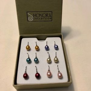 Honora Collection Set of 6 Pearl Earrings